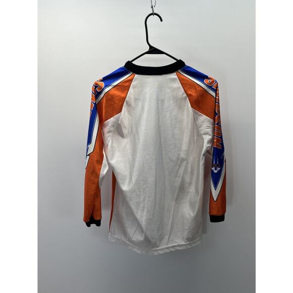 Simpson Motorcycle Racing Long Sleeve Jersey Shirt Youth Medium Made In USA - Picture 2 of 5